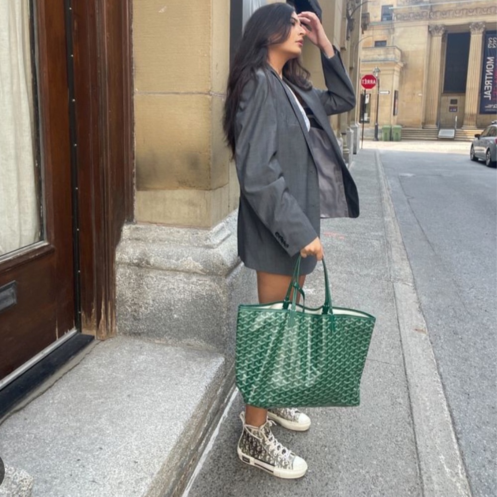 💚Brand New Goyard St.Louis Green GM💚